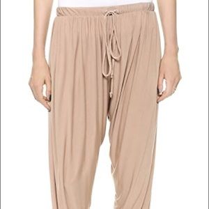 YFB Aldo Tan Split Leg Jersey Boho Pant - Size S